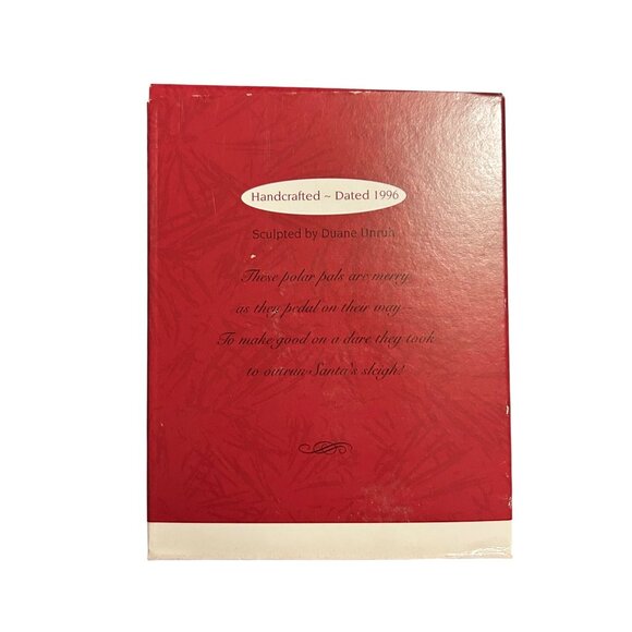 Hallmark Keepsake Ornament 1996 Polar Cycle By Duane Unruh - Picture 2 of 2